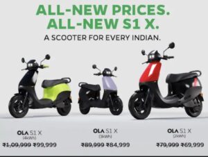 OLA S1X Electric Scooter Price